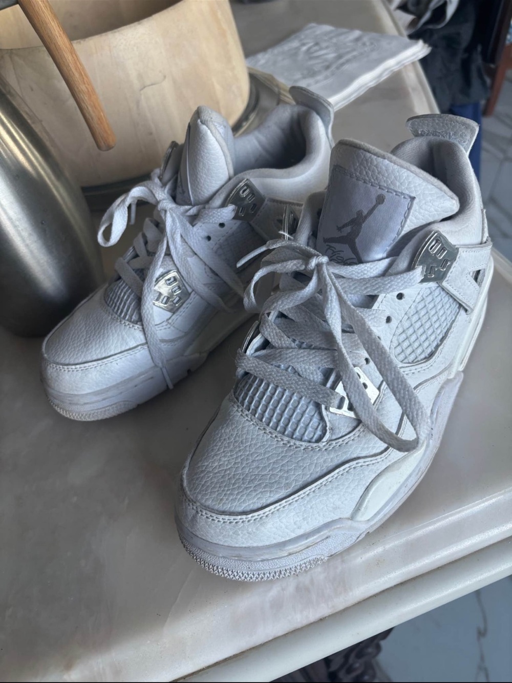 Jordan Retro 4 Shoes - White